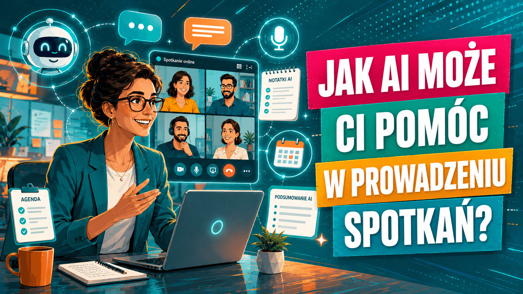 Prowadzisz dużo spotkań? Sprawdź, jak może Ci pomóc AI