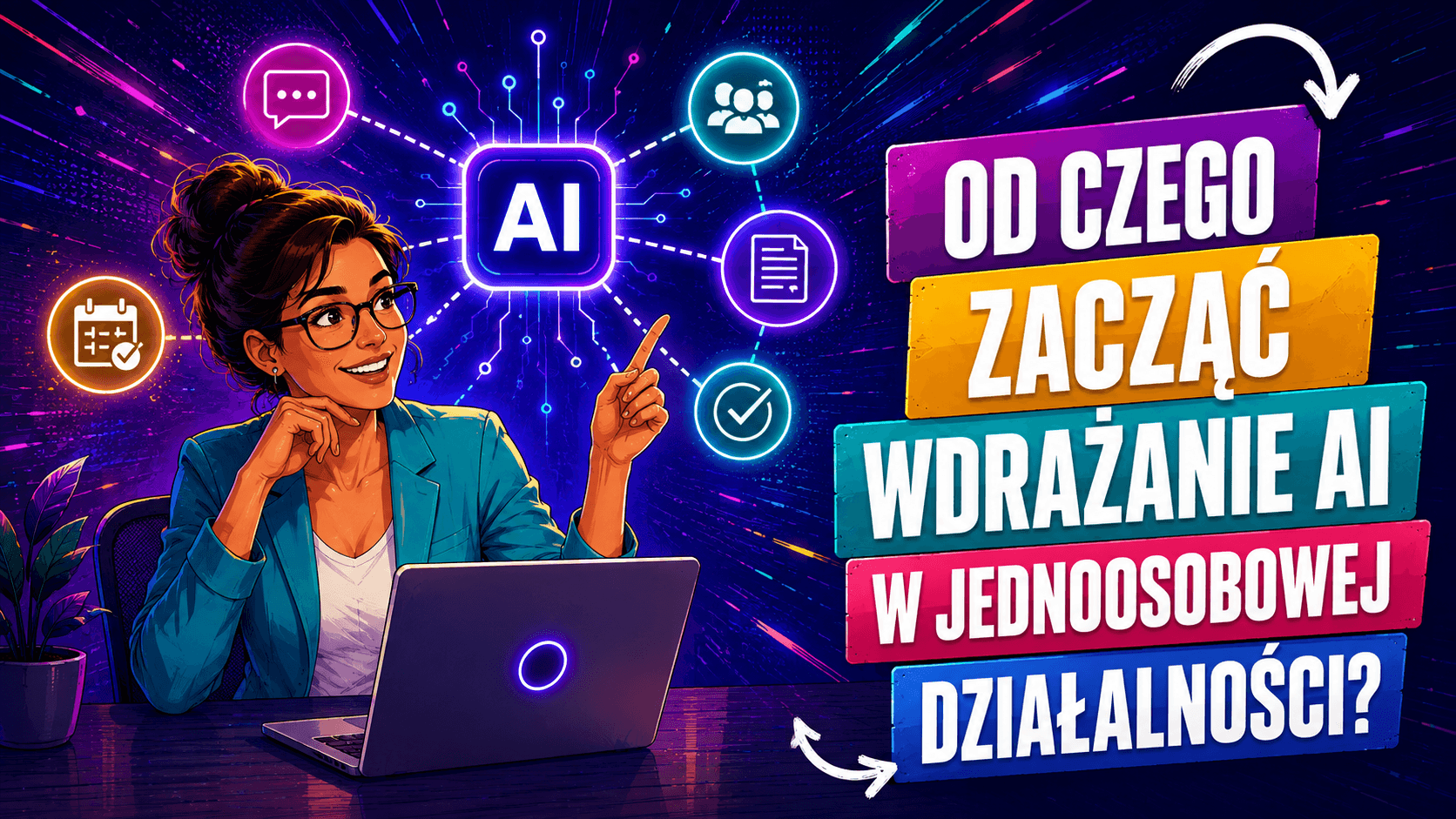 Od czego zacząć wdrażanie AI w jednoosobowej działalności?