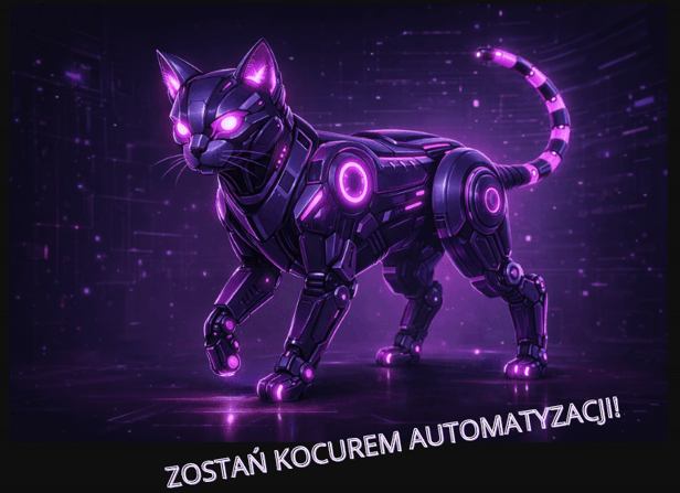 Kocur automatyzacji - maskotka kursu