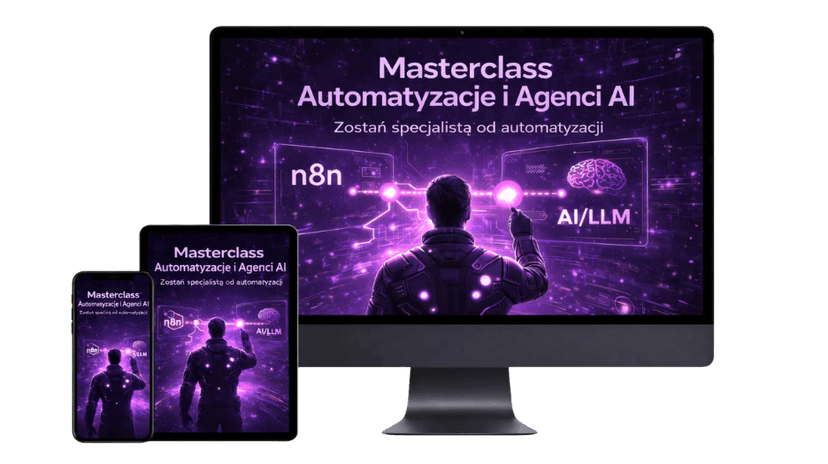 Masterclass Automatyzacje i Agenci AI n8n – podgląd kursu