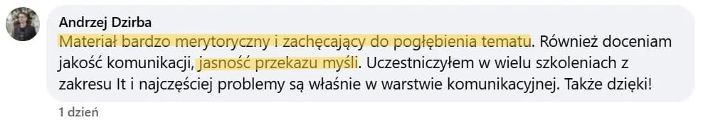 Obiekcja: Programuję – czy kurs będzie za prosty?