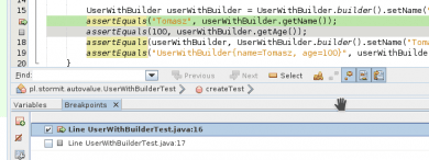 Netbeans breakpointy