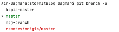 git branch -a – git list branches git branch list