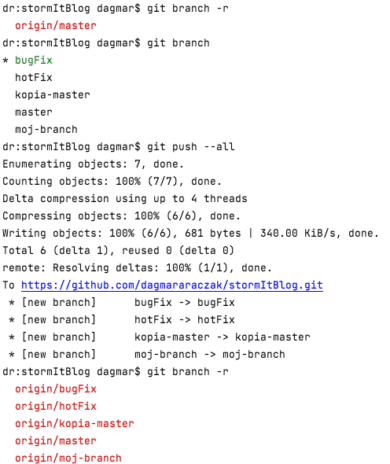 git push all branch – git push git branch