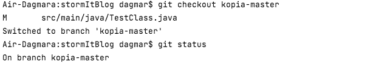 git checkout – git switch branch