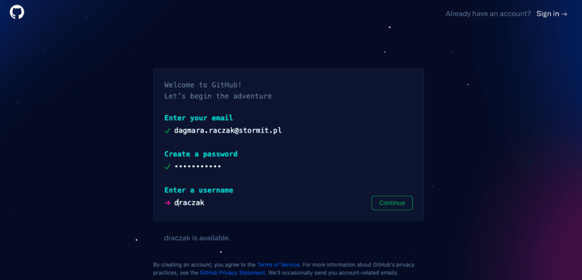 GitHub – git GitHub login
