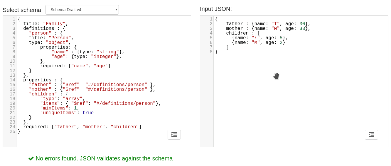 JSON Schema Validator