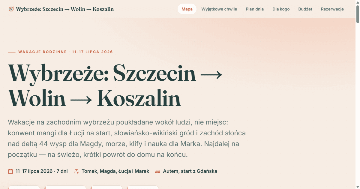 Zbudowałem agenta AI, który planuje mi rodzinne wakacje