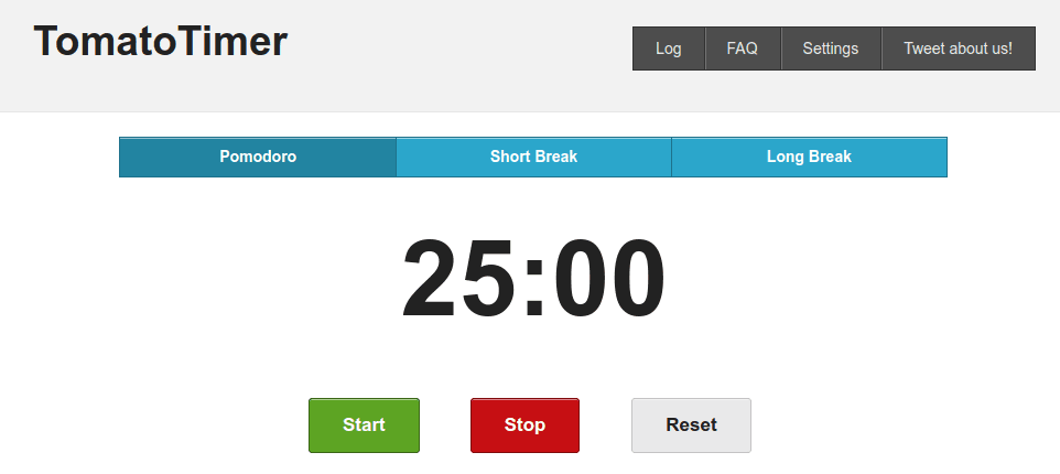 Pomodoro timer online