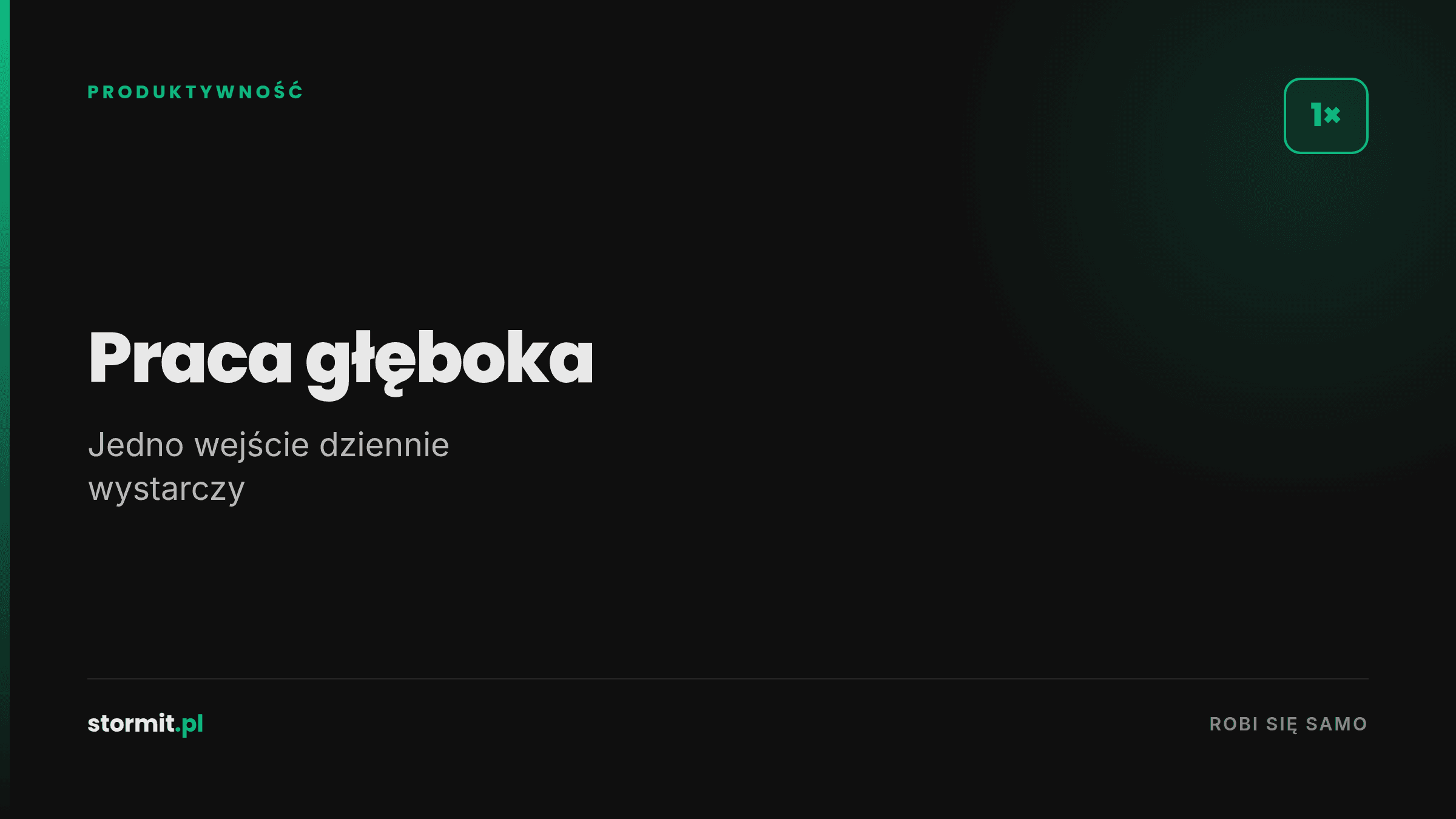 Praca głęboka (deep work) w kalendarzu właściciela firmy