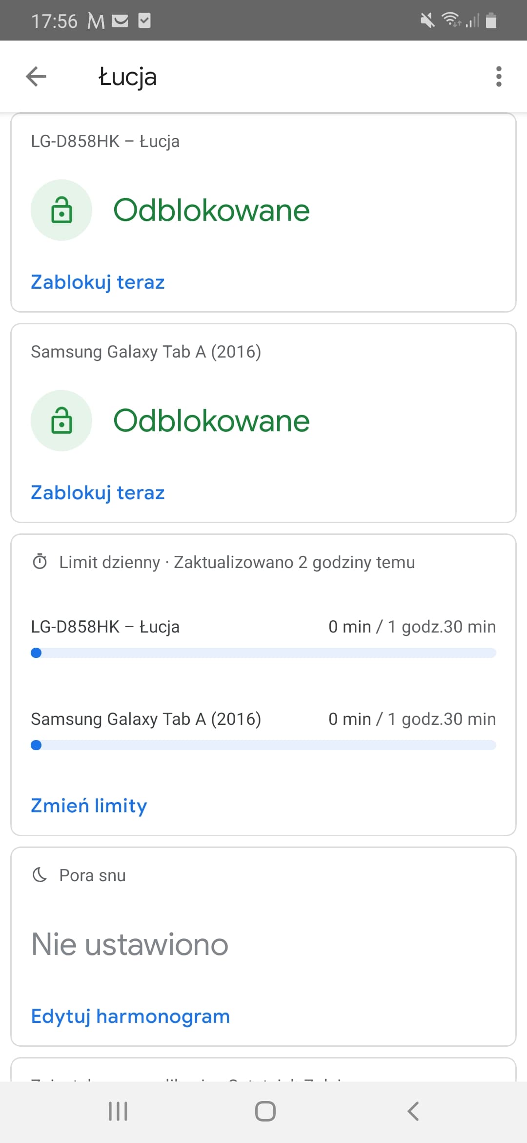 Google family link, nauka dla dzieci