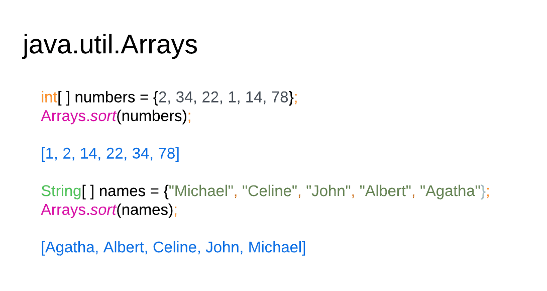 Arrays.sort - Quick Sort - java.utils.Arrays