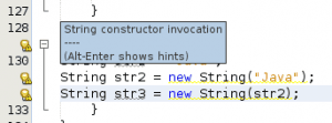String konstruktor