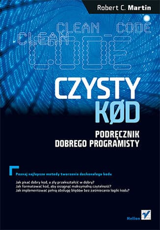 Okładka książki „Czysty kod", Robert C. Martin