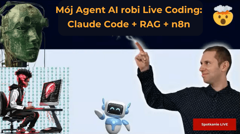 Mój Agent AI robi Live Coding: Claude Code + RAG + n8n