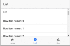 Ionic lista danych