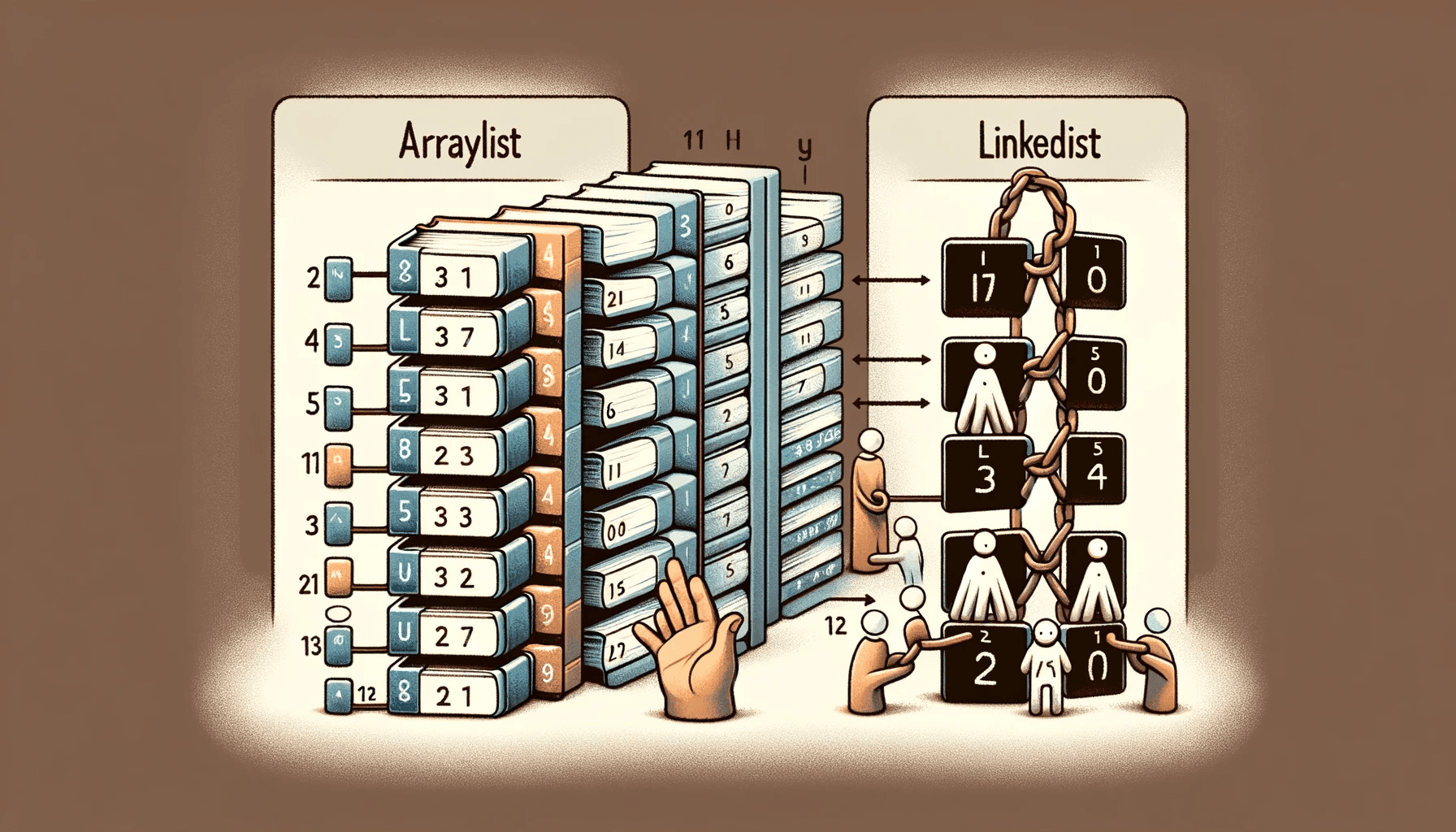 Java List, ArrayList, LinkedList