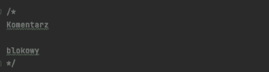 java comment