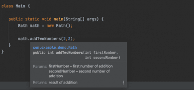 java javadoc comment