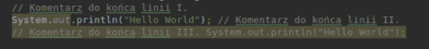 Java comment
