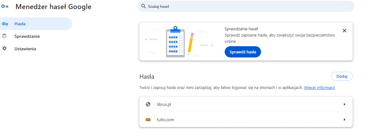 chrome password manager