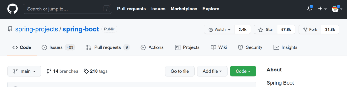 Spring Boot GitHub