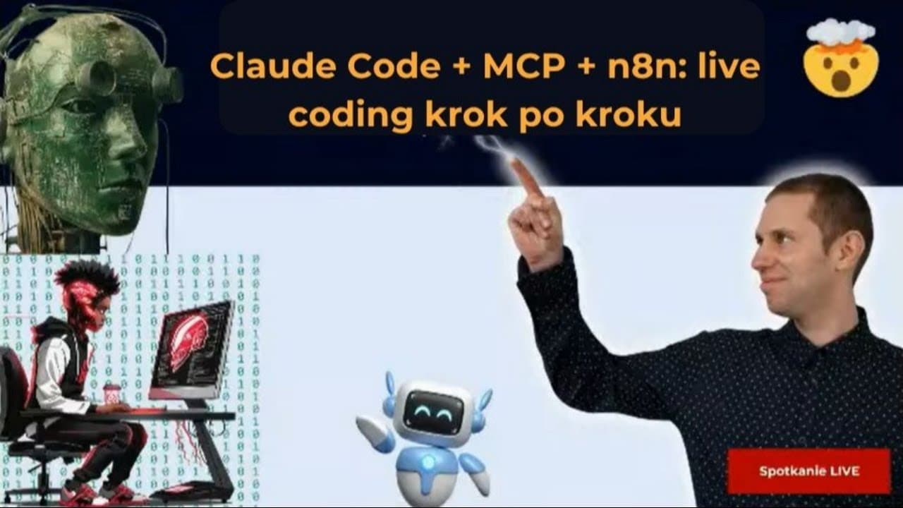 Claude Code + MCP + n8n: live coding krok po kroku