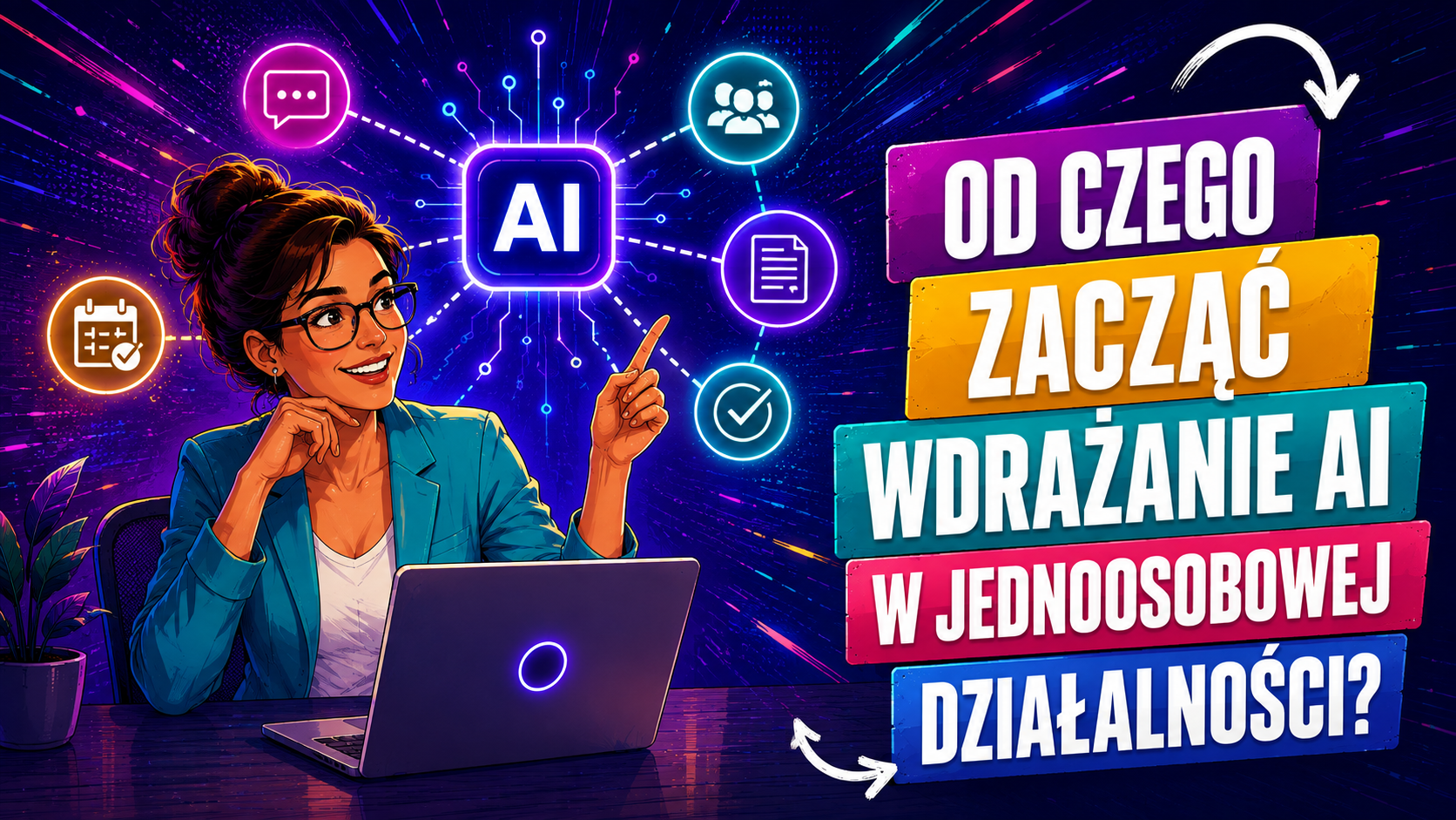 Od czego zacząć wdrażanie AI w jednoosobowej działalności?