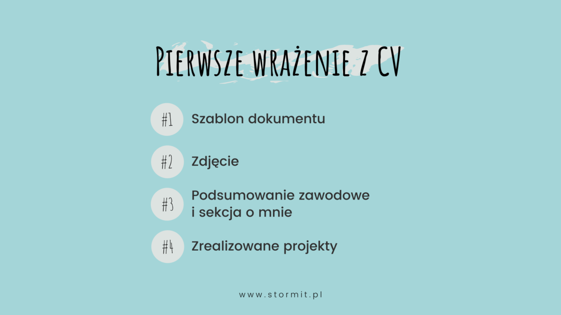 CV Programisty – Pierwsze wrażenie z CV CV Programisty – Pierwsze wrażenie z CV