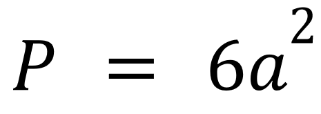 wzór na pole sześcianu