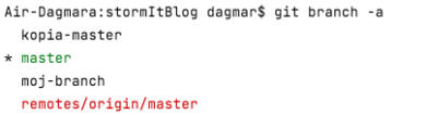 git branch -a – git list branches git branch list