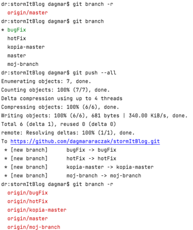 git push all branch – git push git branch