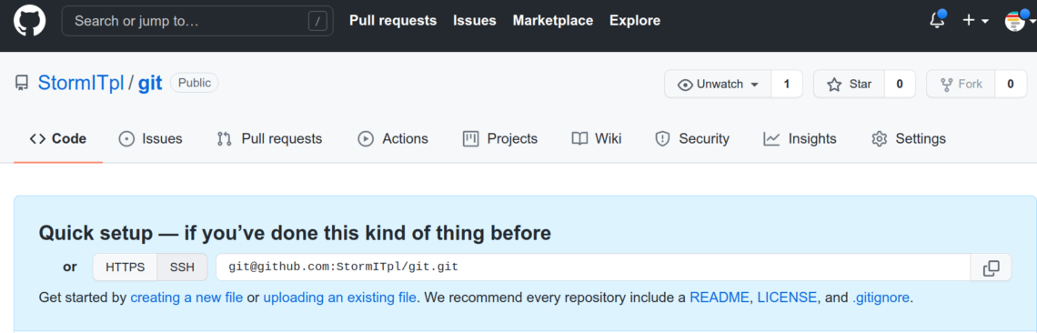 Github – git – StormIT