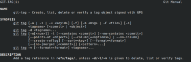 Git tag help