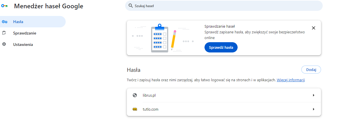 chrome password manager