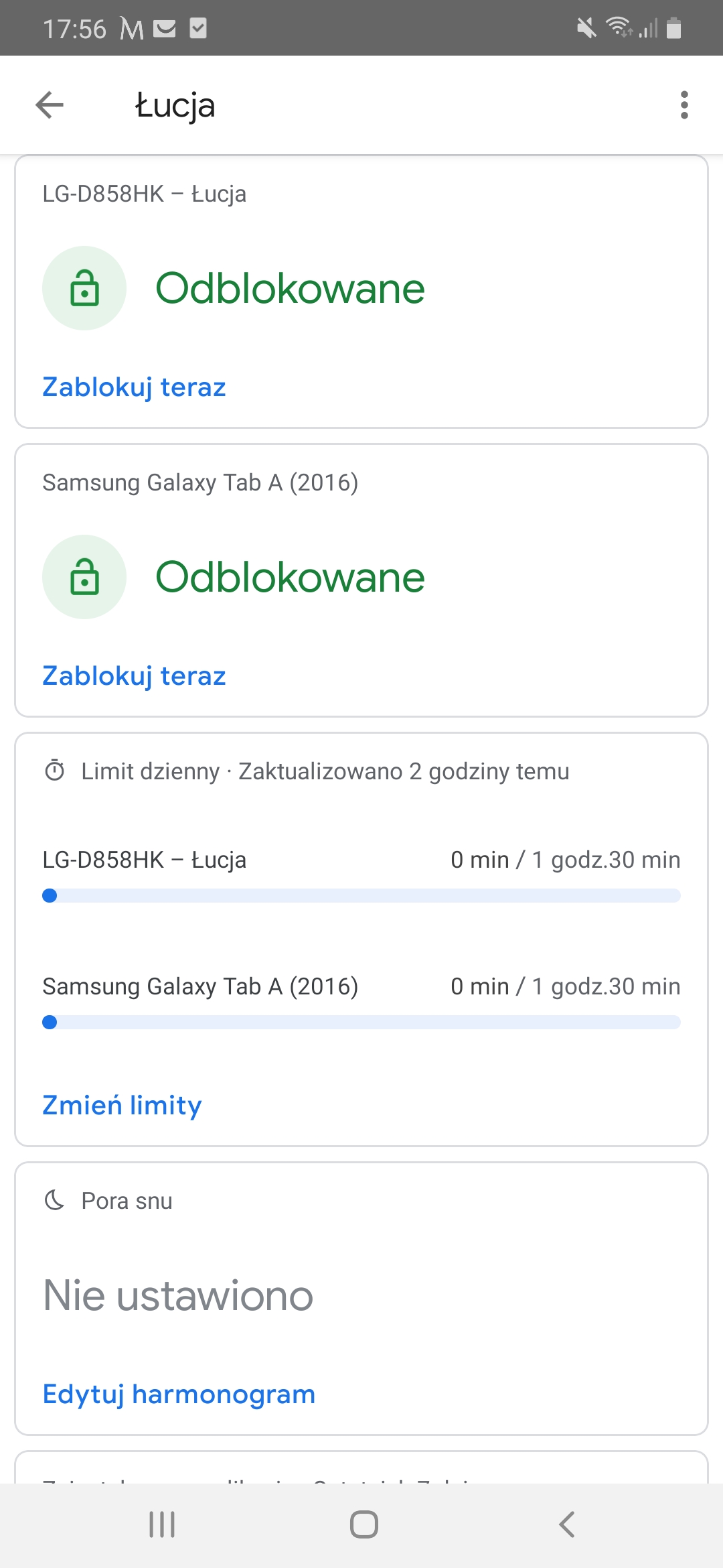 Google family link, nauka dla dzieci