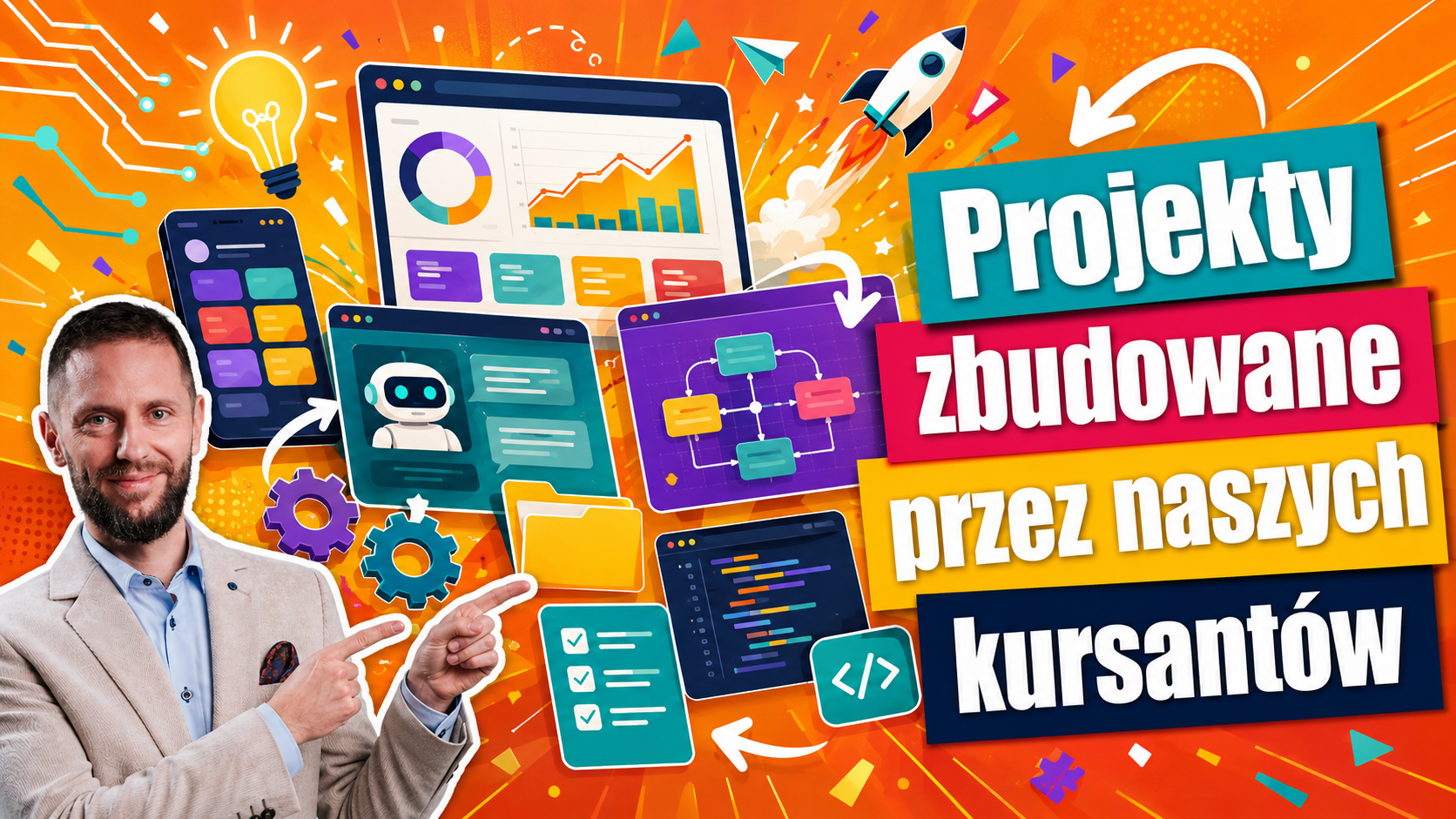 Automatyzacje AI w praktyce: 6 projektów zbudowanych przez kursantów