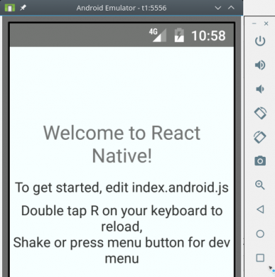 React Native emulator