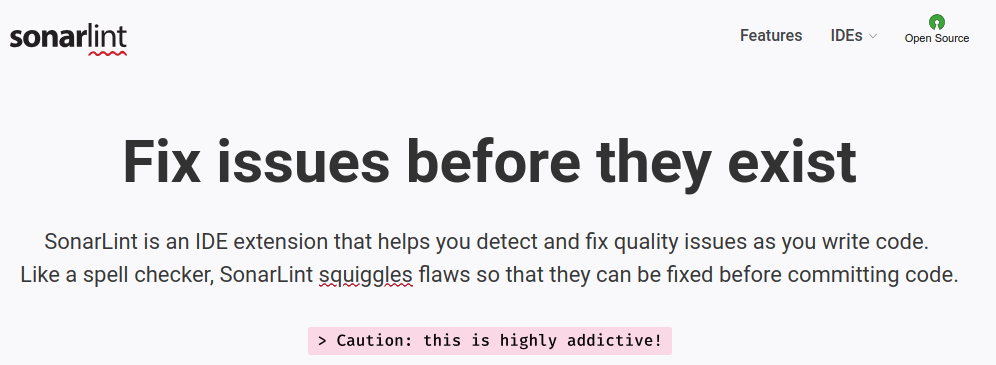 SonarLint – statyczna analiza kodu