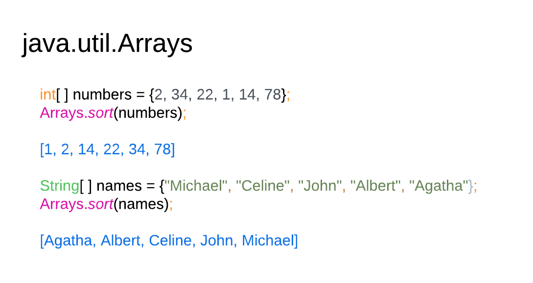 Arrays.sort - Quick Sort - java.utils.Arrays