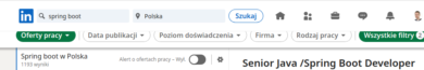 Spring Boot – oferty pracy