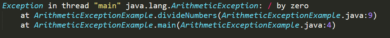 ArithmeticException