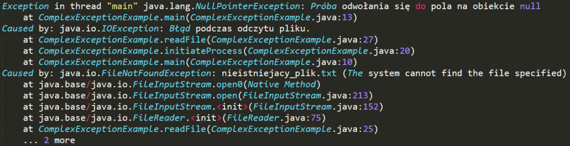 NullPointerException