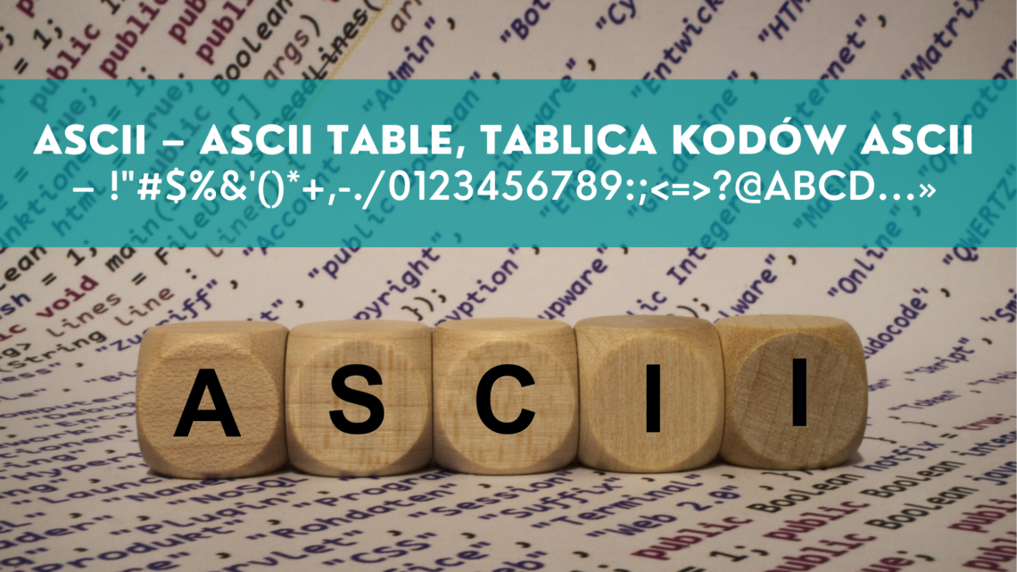 ASCII – ASCII table